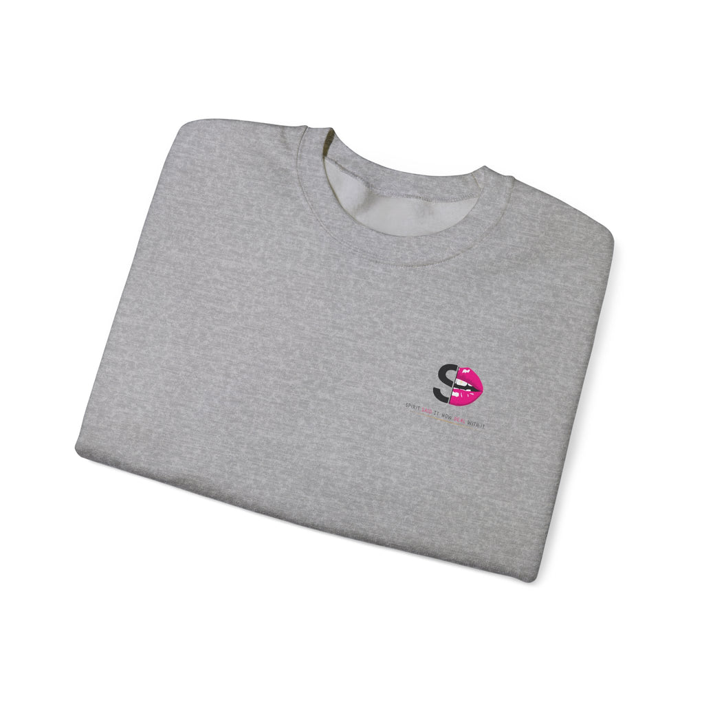 Mini Logo, Big Message Crewneck Sweatshirt