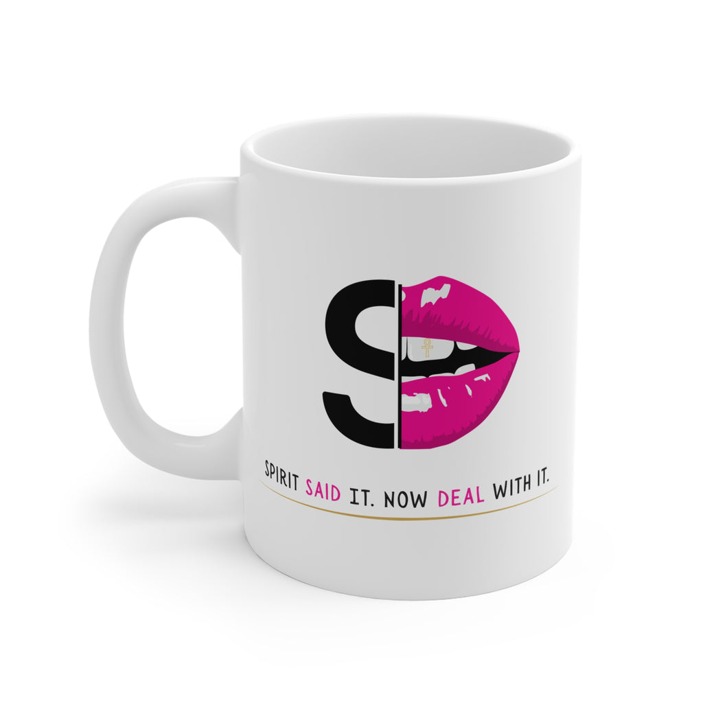 Bold Statement Mug - 'Spirit Land It. Now Deal With It.'