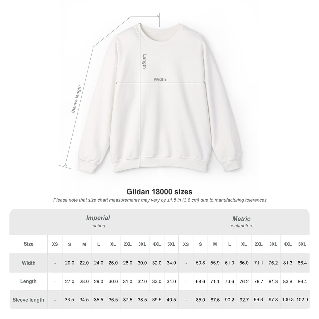 Mini Logo, Big Message Crewneck Sweatshirt