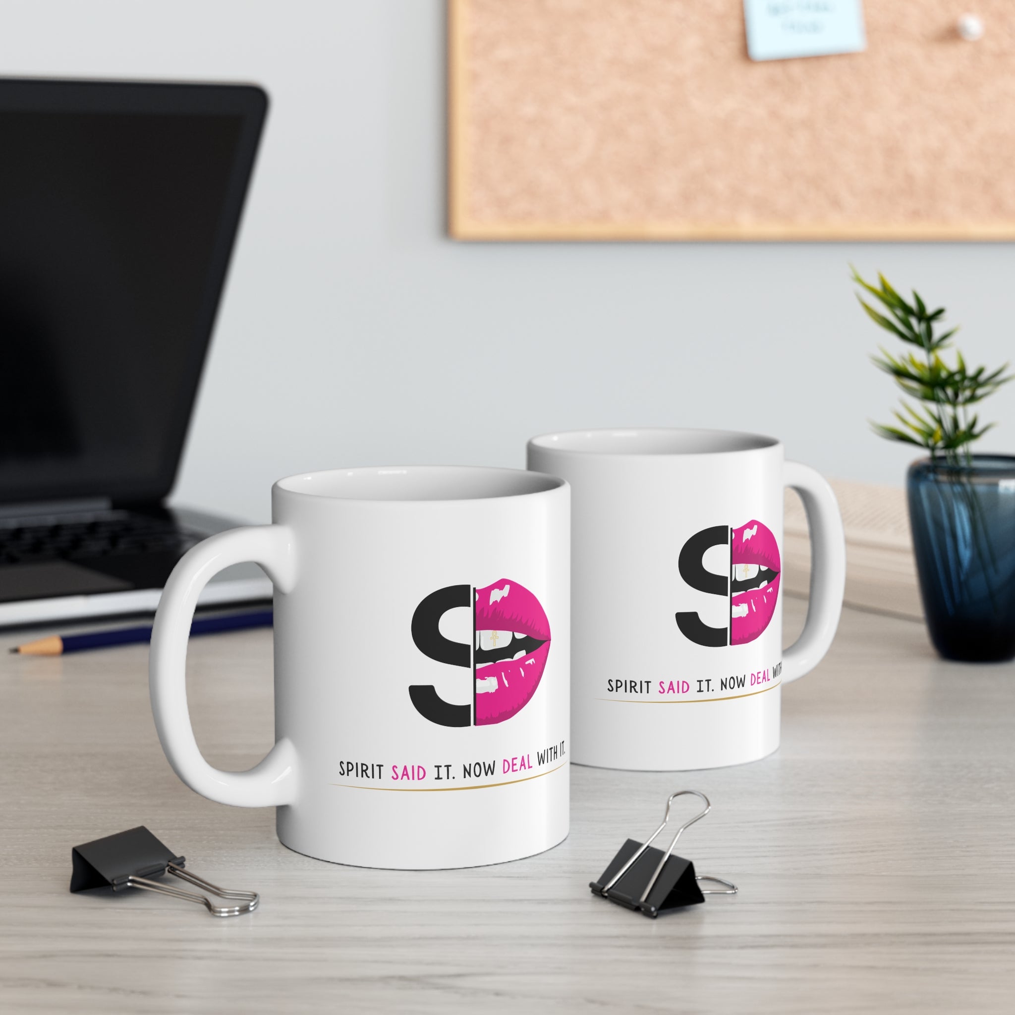 Bold Statement Mug - 'Spirit Land It. Now Deal With It.'
