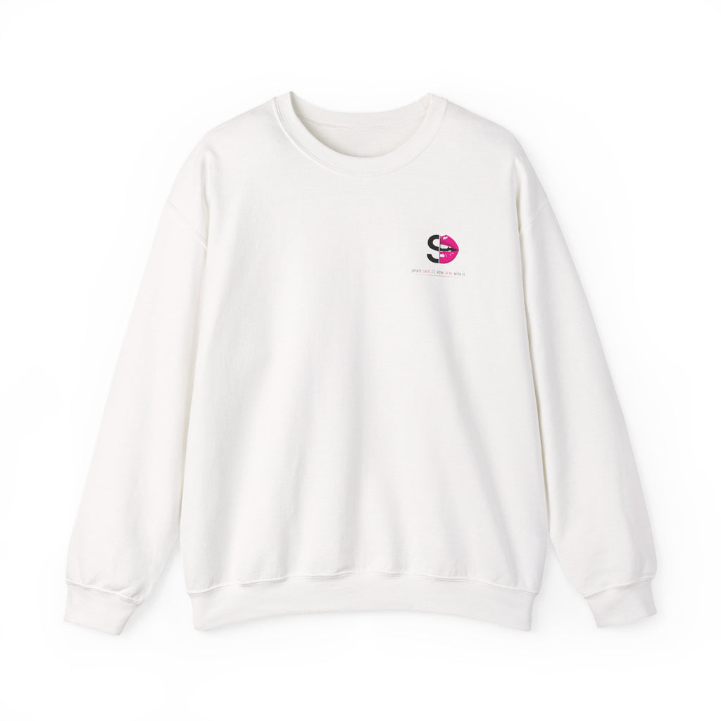 Mini Logo, Big Message Crewneck Sweatshirt