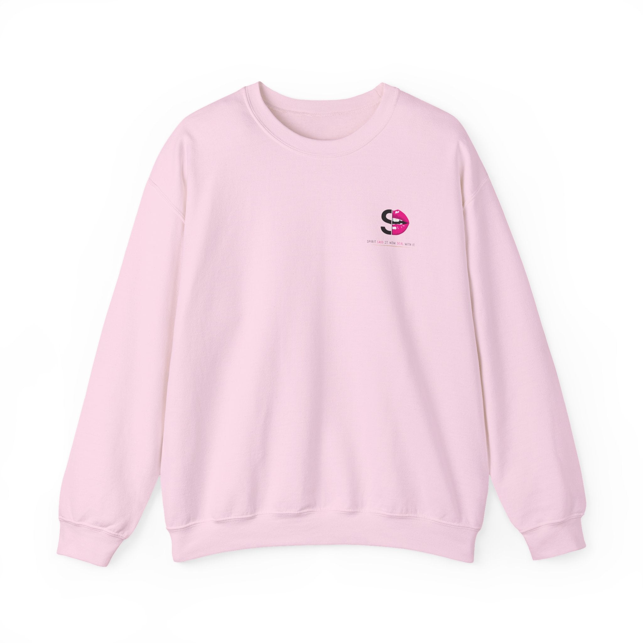Mini Logo, Big Message Crewneck Sweatshirt