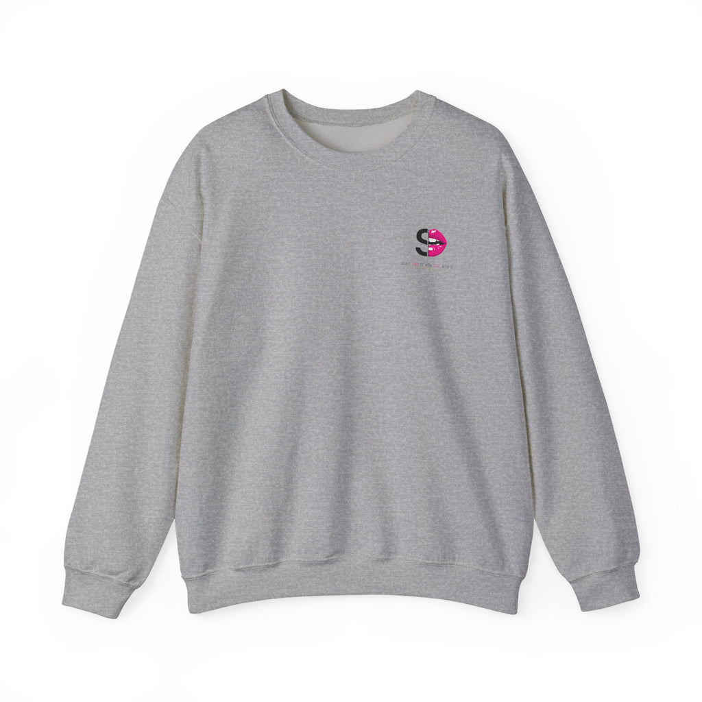 Mini Logo, Big Message Crewneck Sweatshirt