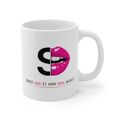 Bold Statement Mug - 'Spirit Land It. Now Deal With It.'
